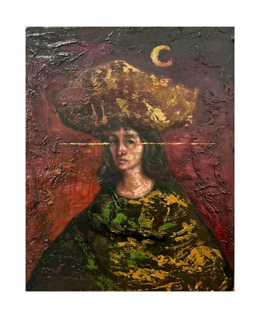 la mujer que sostuvo la luna